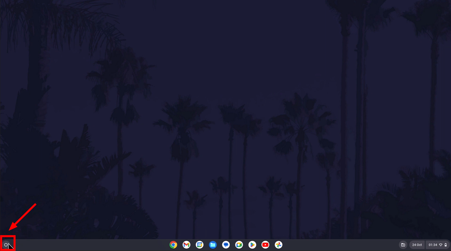 Click on Search option