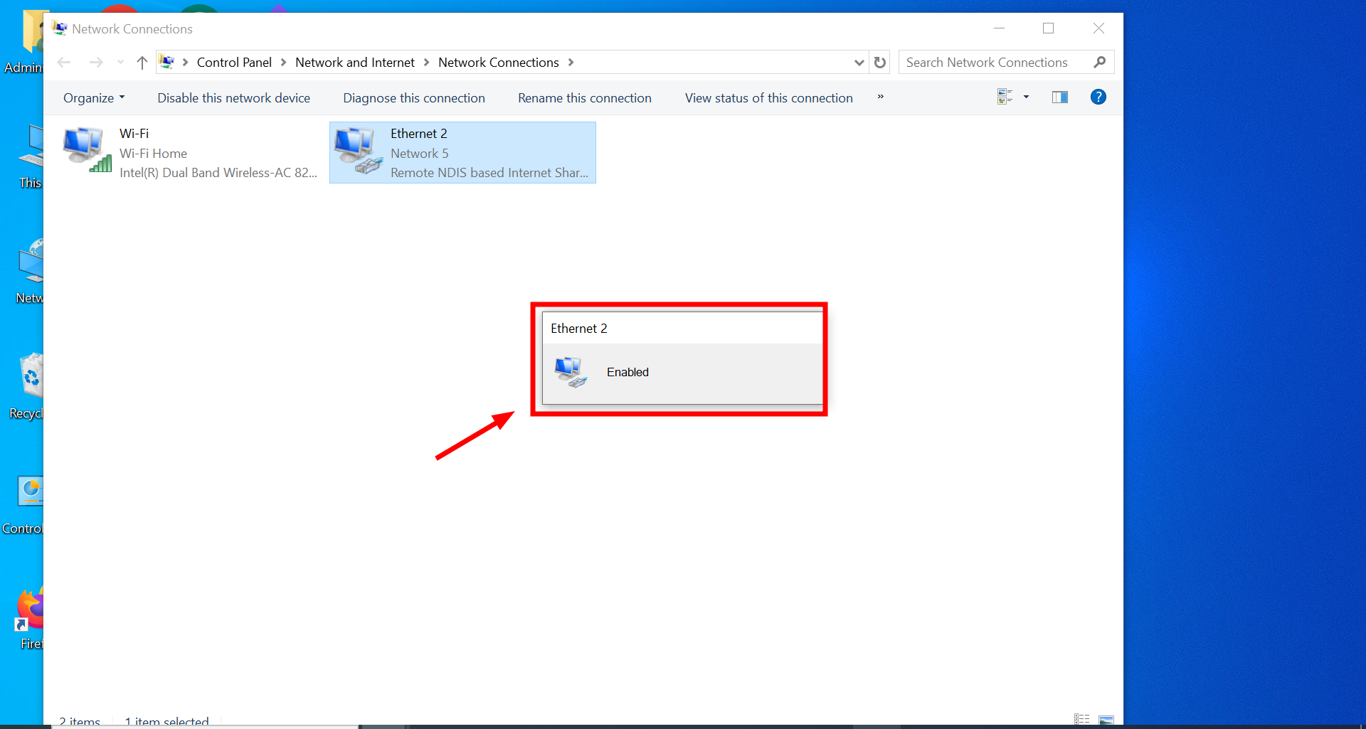 It will start enabling