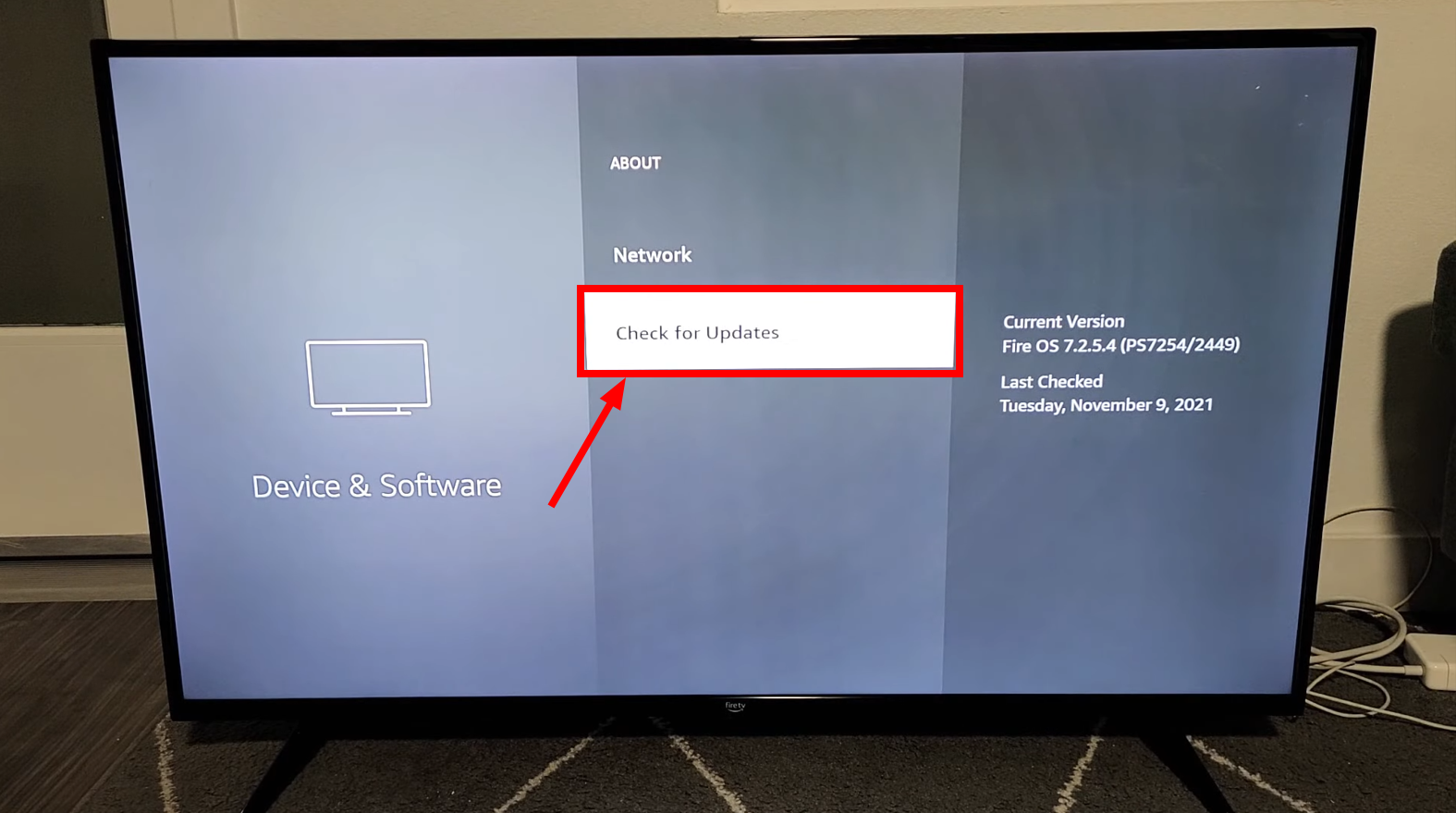 Choose Check for Updates