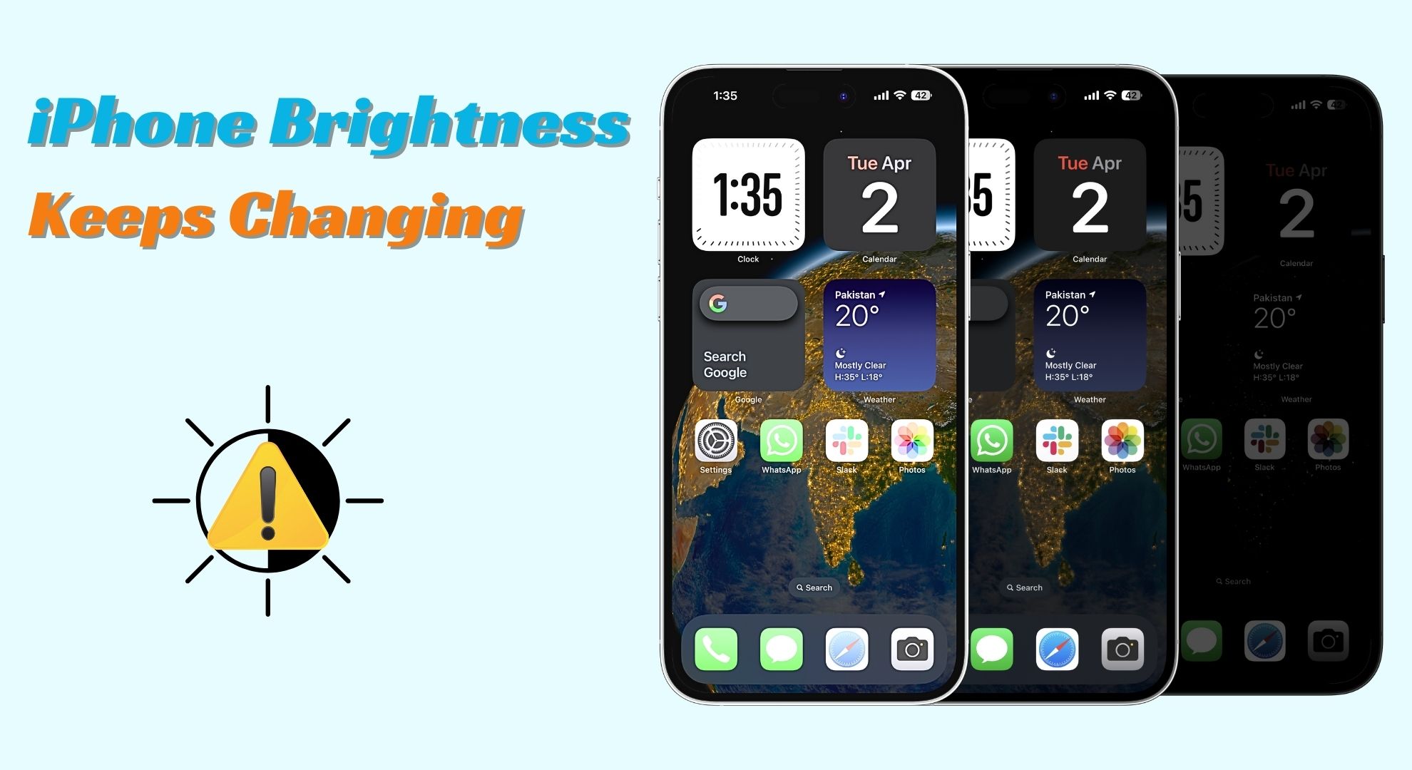 iphone 12 screen brightness keeps changing