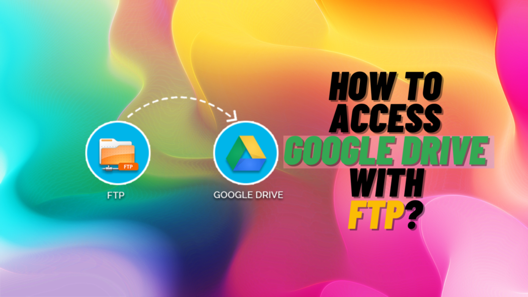 Как получить доступ к Google Диску через FTP: самый простой метод [2024]