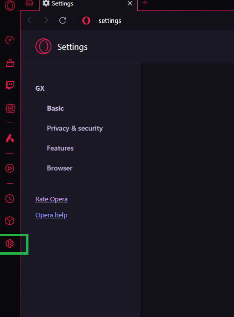 KNOWN ISSUE OPERA GX NOT OPENING visual data 4