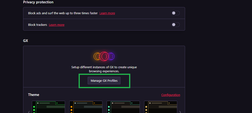KNOWN ISSUE OPERA GX NOT OPENING visual data 3