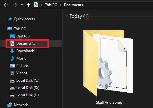 Skull And Bones Folder