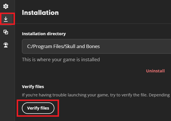 Verify Game Files
