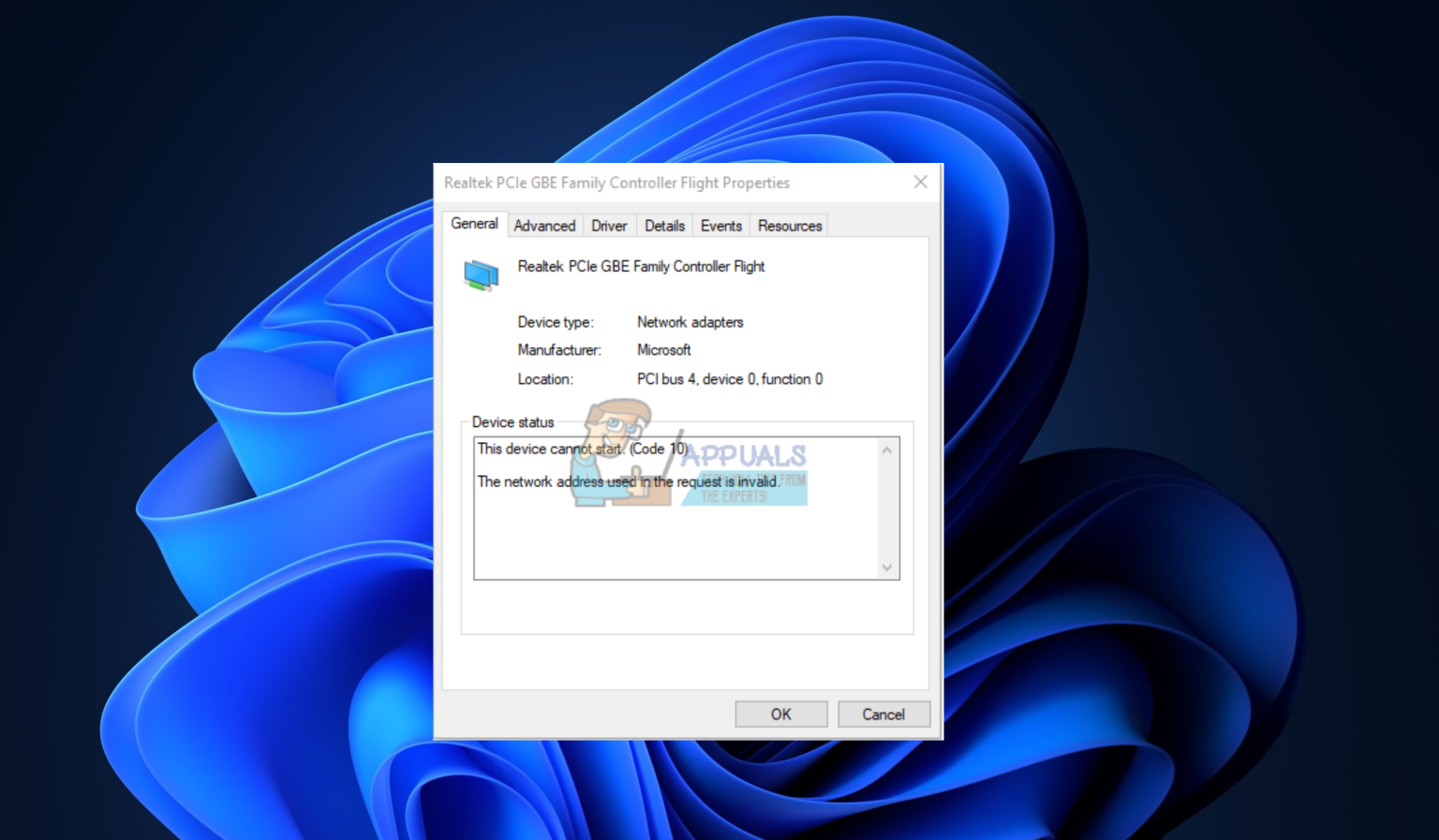 How to Fix Network Adapter Error "This device cannot start. (Code 10)"?