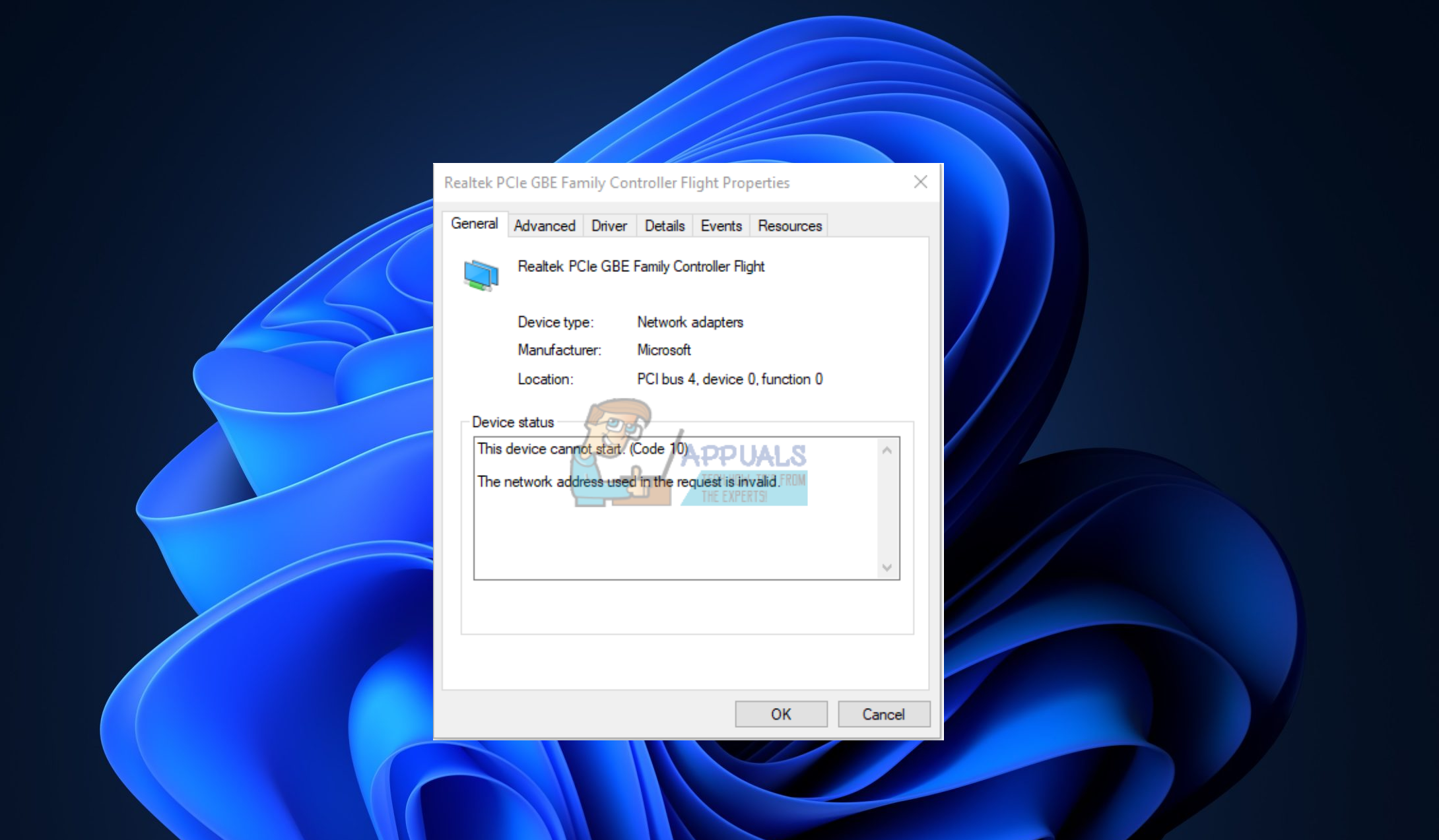 How to Fix Network Adapter Error "This device cannot start. (Code 10)"?