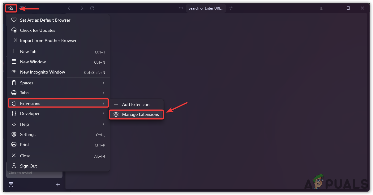 Managing Arc Browser Extensions