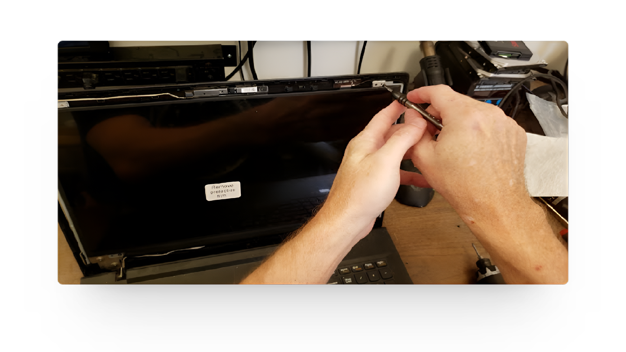 Black Line on Laptop Screen Lenovo