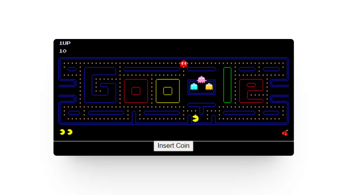 Google Doodle Pac-Man game