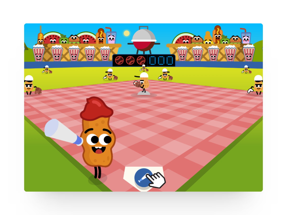 Doodle Google Baseball