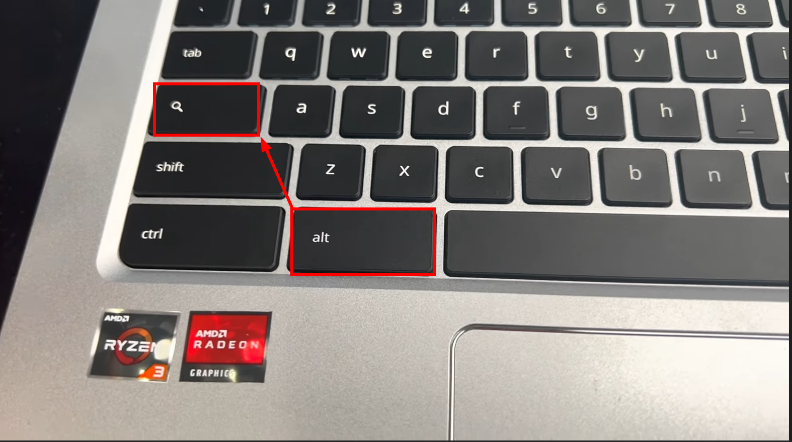 Press Alt + Launcher key