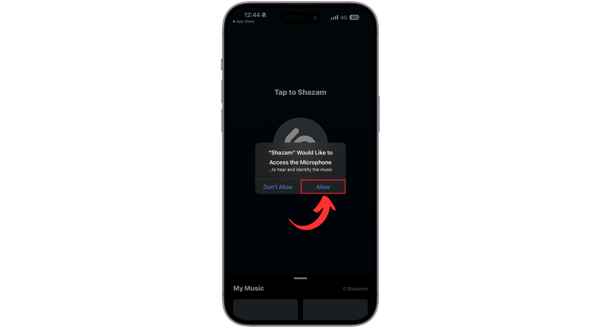 Allow microphone access