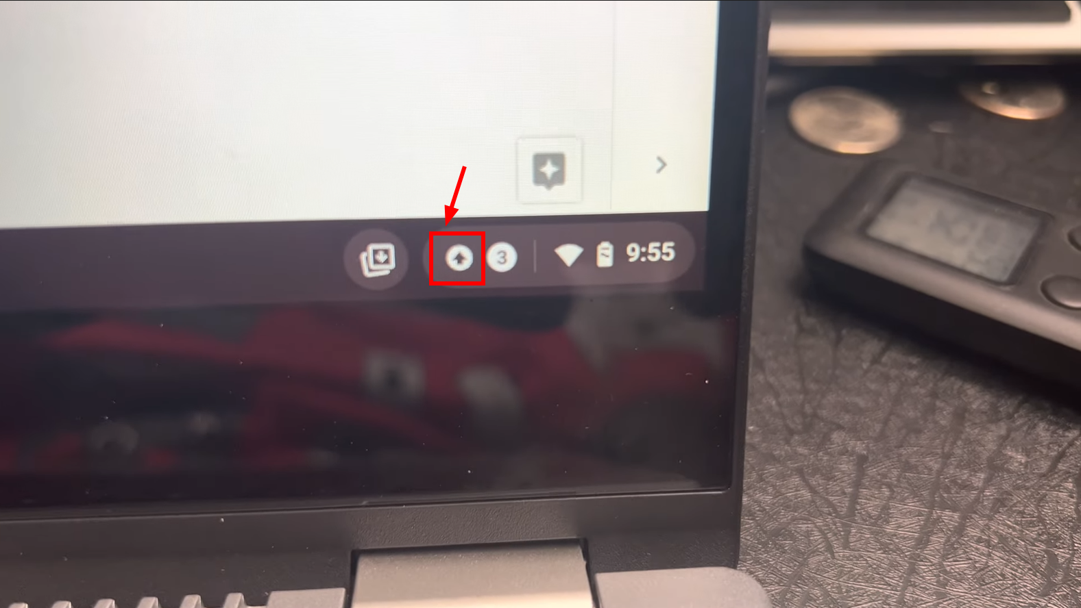 Caps Lock will appear