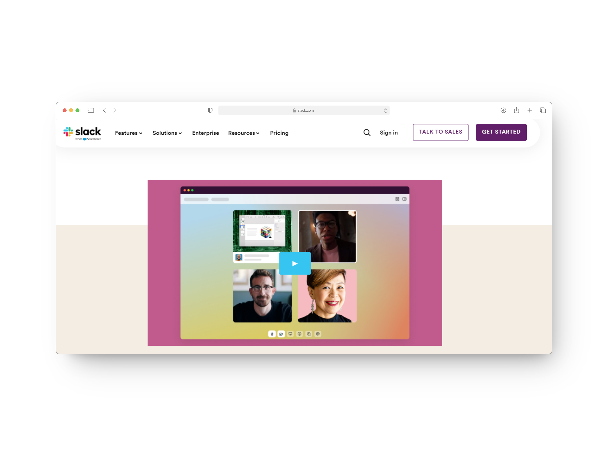 Slack web