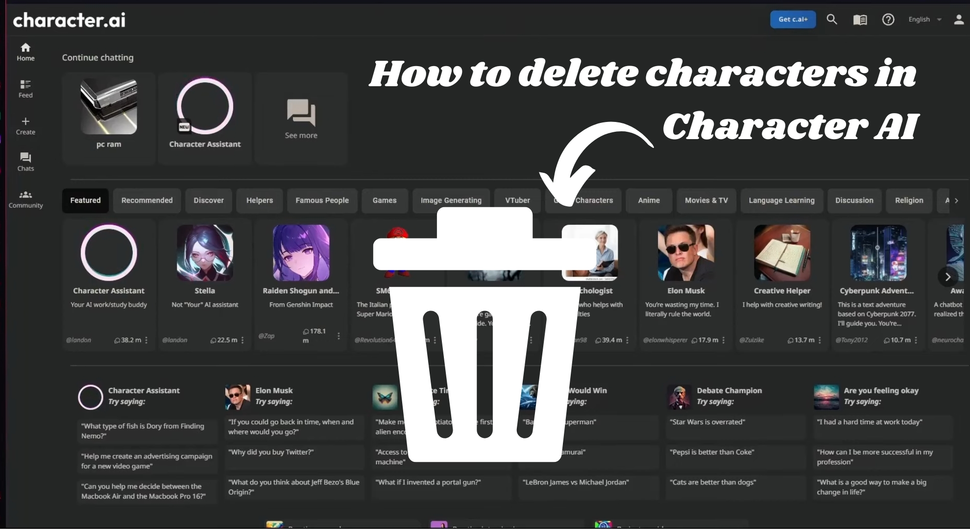 How To Delete Characters In Character AI In 3 Easy Steps