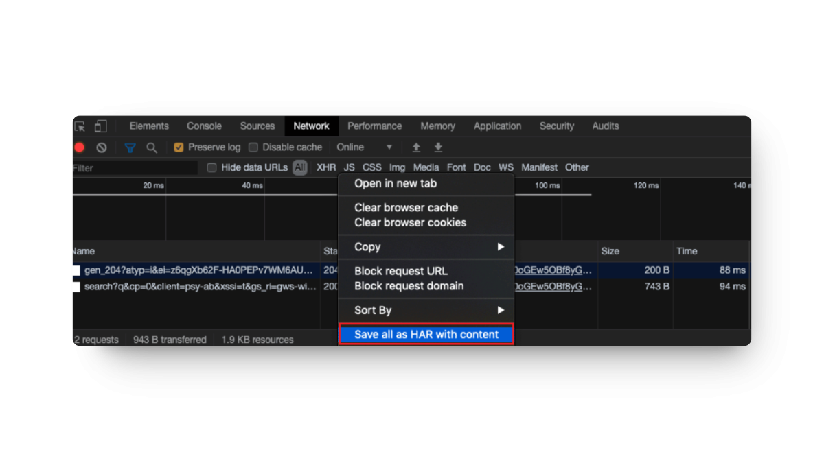 Inspector window options