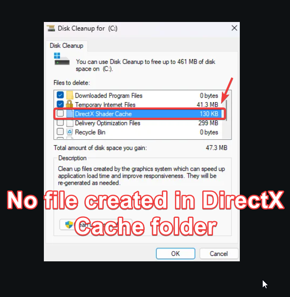 How to Fix an Empty DXCache Folder in Windows?