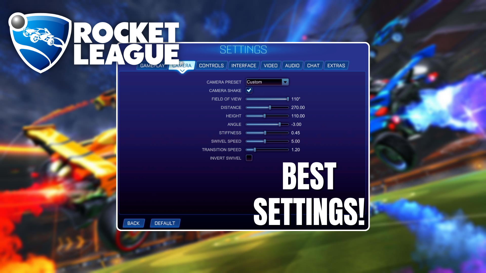 The Best Pro Rocket League Settings