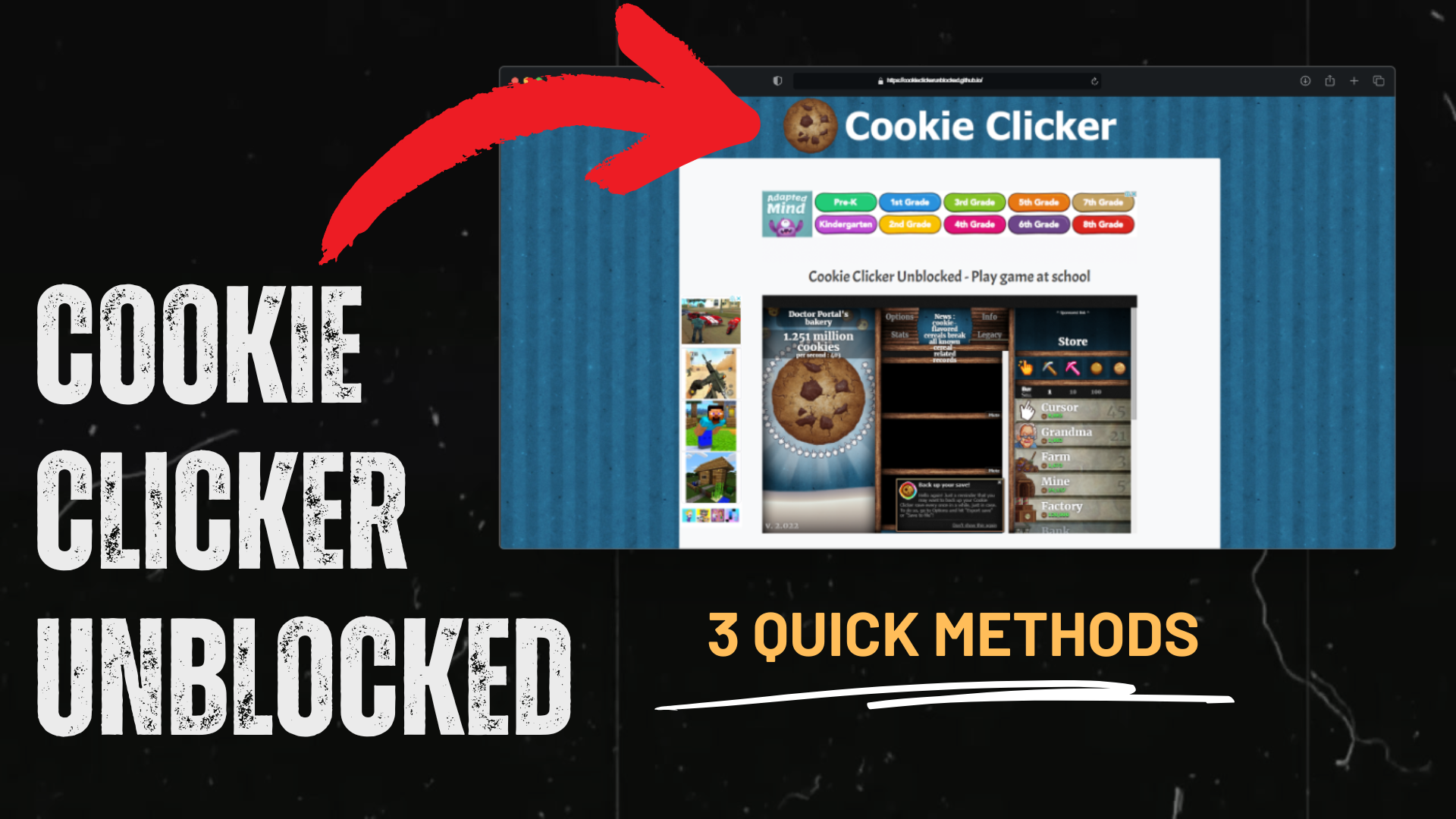 How To Play Cookie Clicker in School [Cookie Clicker Unblocked]