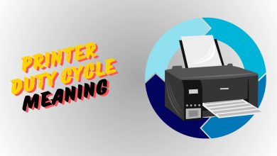 Printer duty cycle meaning