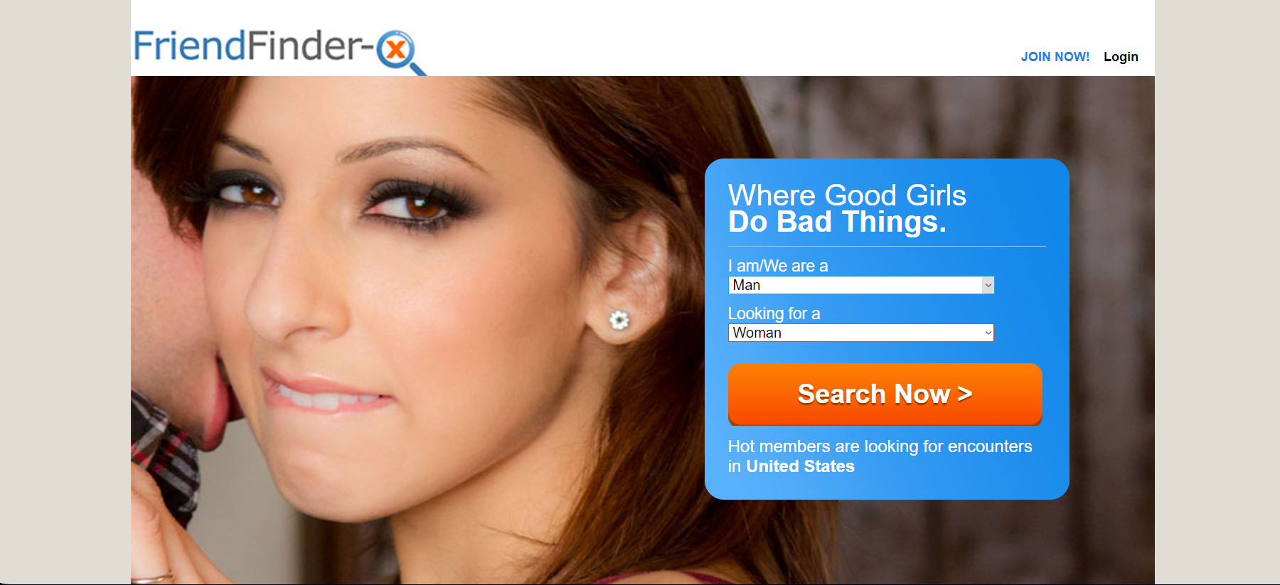 FriendFinder-X platform