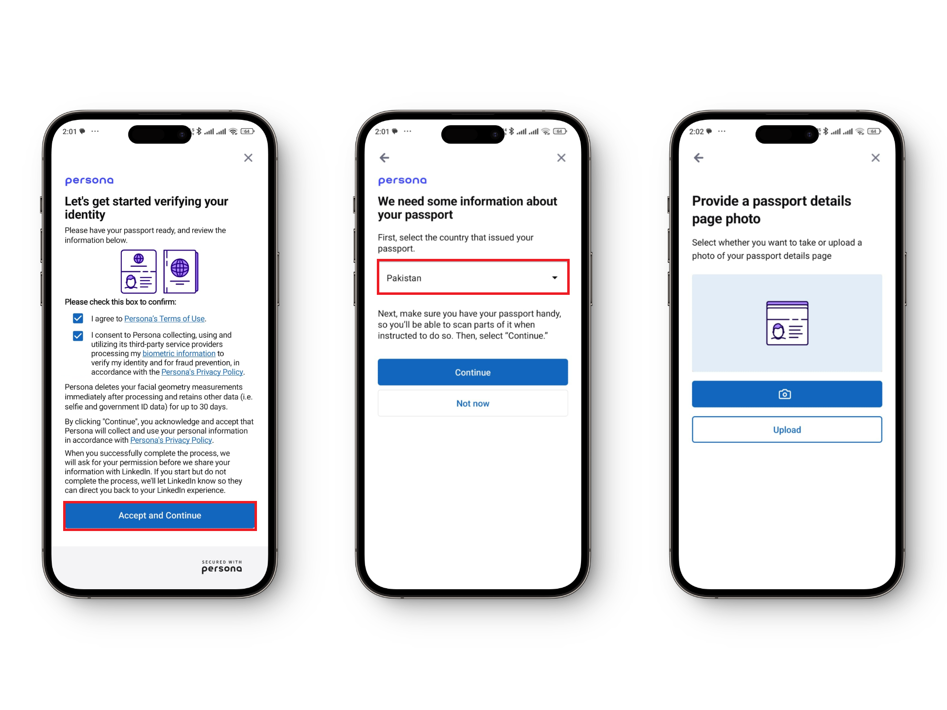 Persona Verification