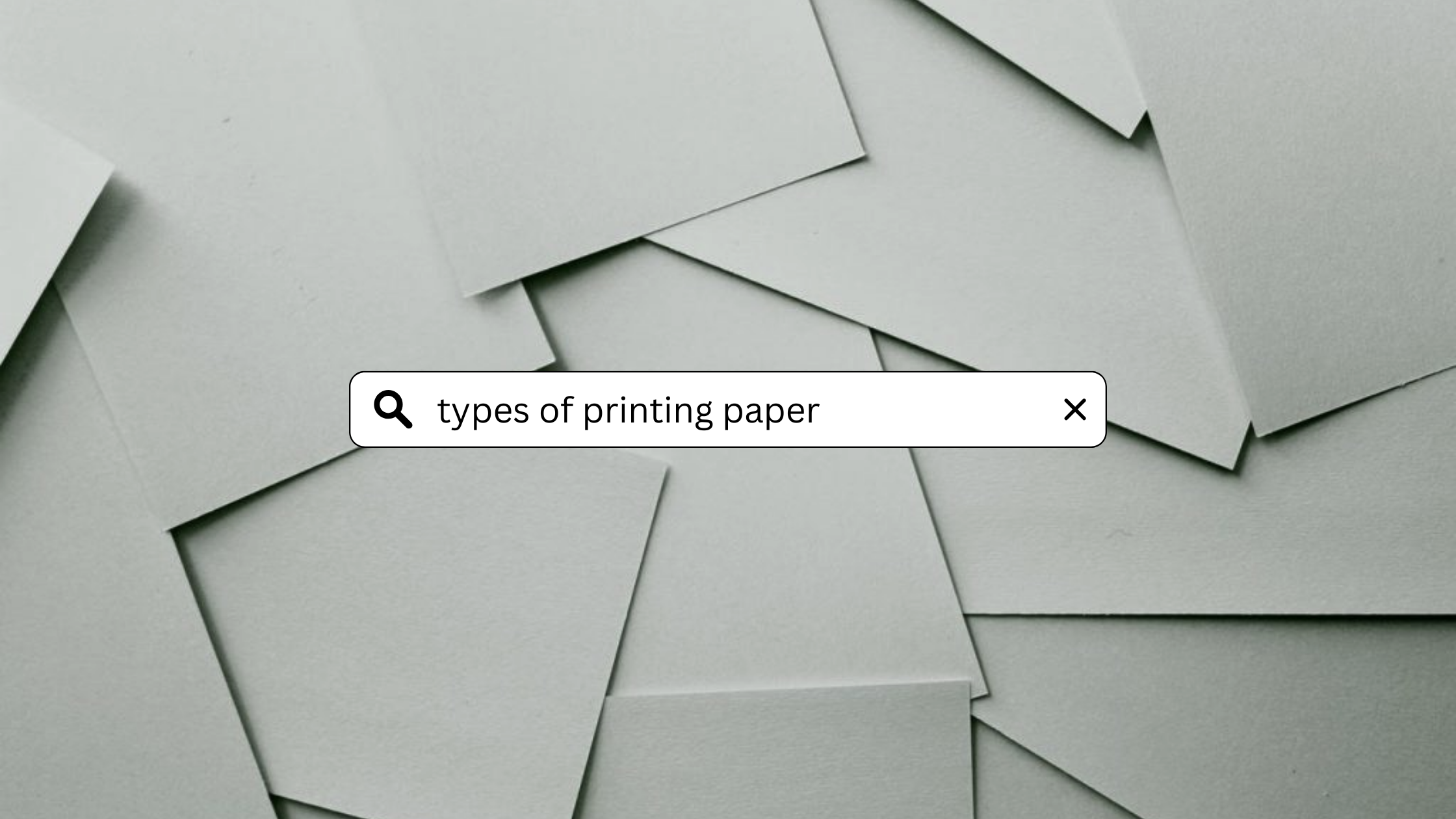 types of paper for printing