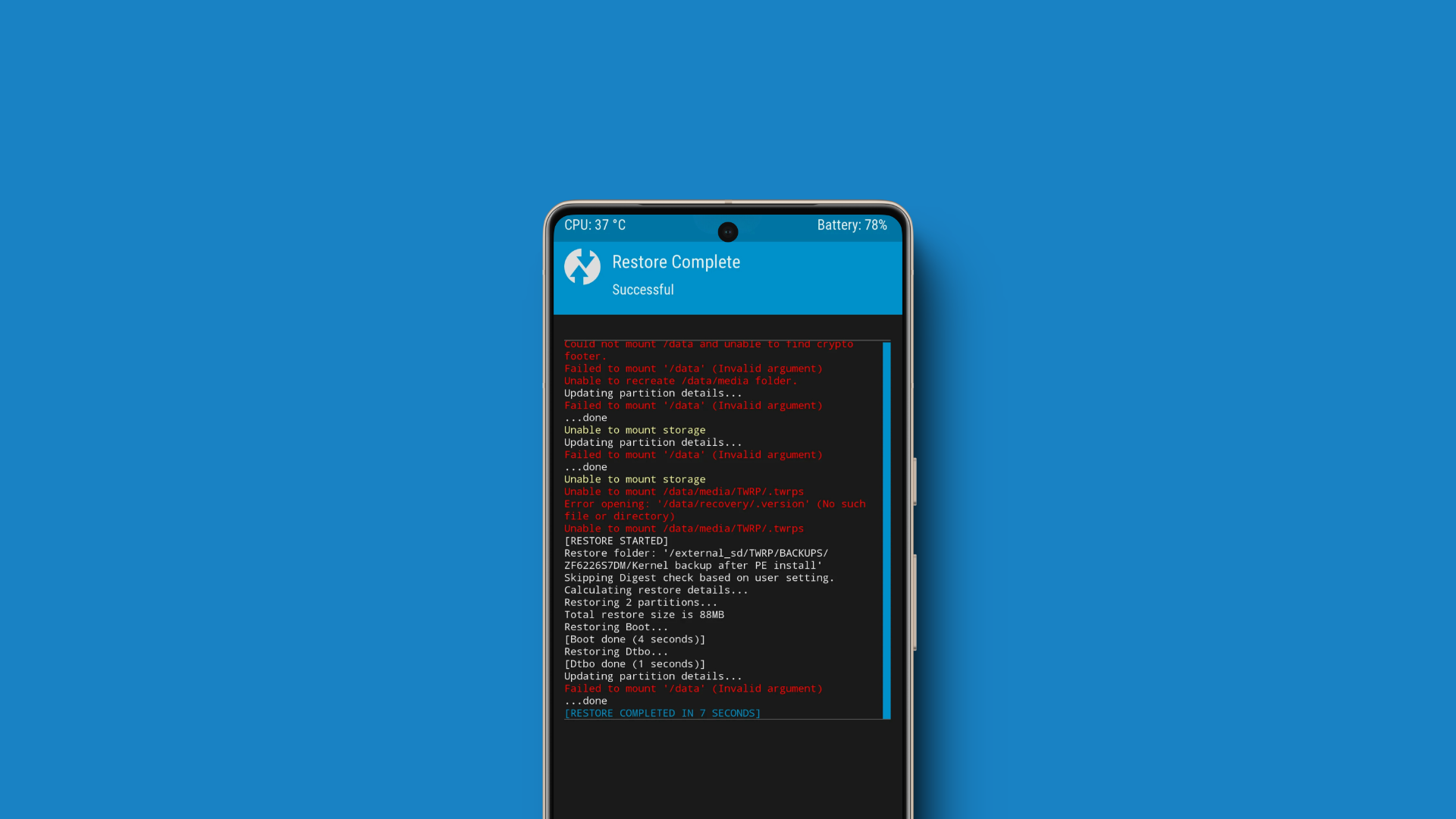 How to Fix TWRP Unable to Mount Storage, Internal Storage 0MB