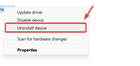 Uninstalling the driver