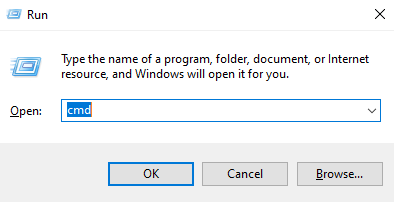 Opening Command Prompt