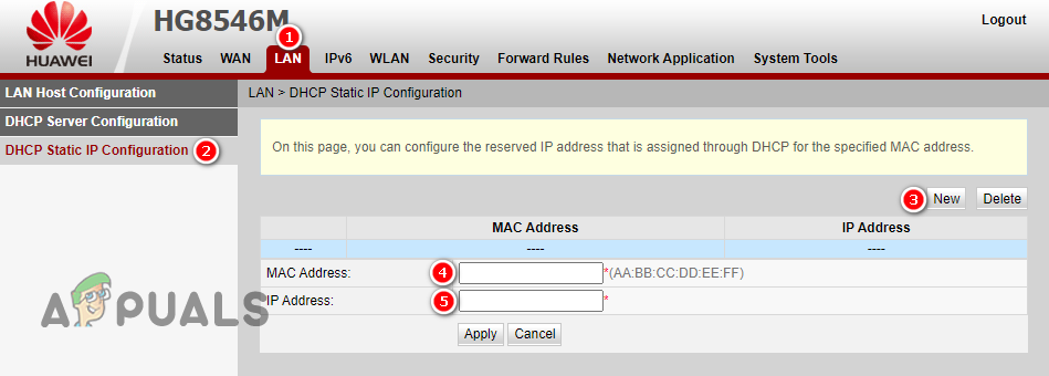 Assigning a Static IP to your console