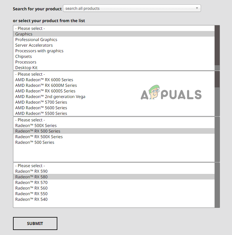 Downloading AMD Drivers