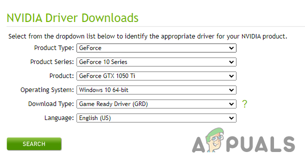 Downloading NVIDIA Drivers