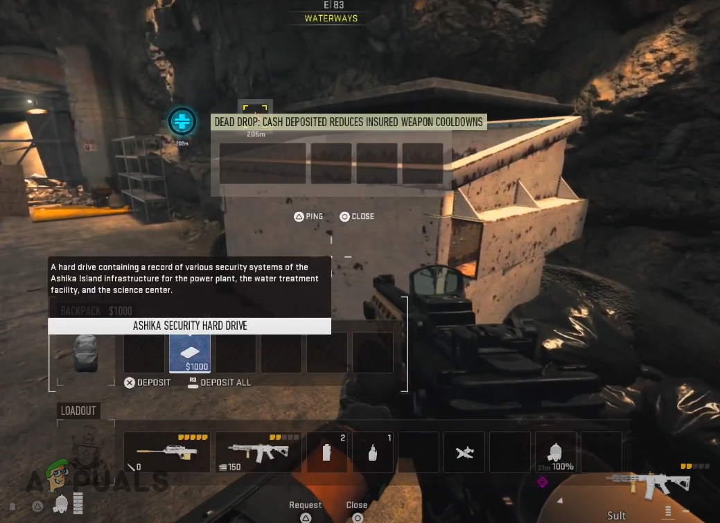 Dropping the Hard Drive in the Waterways Dead Drop