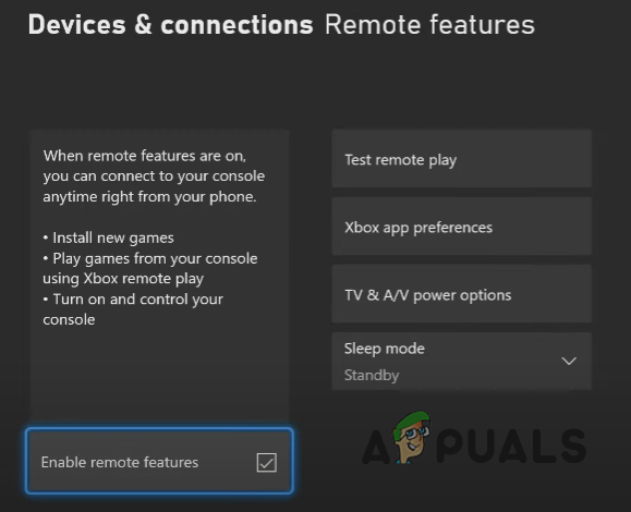 Enabling Remote Features on your Xbox