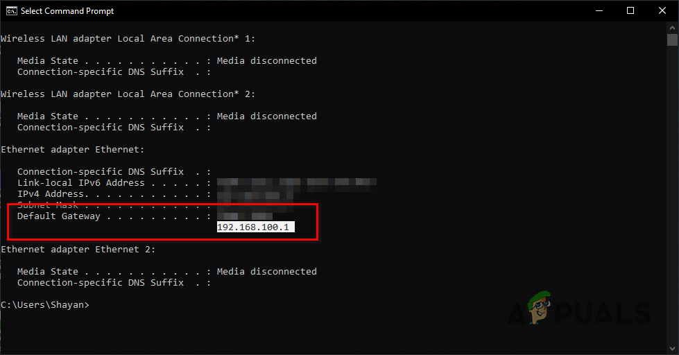 Finding routers IP Address