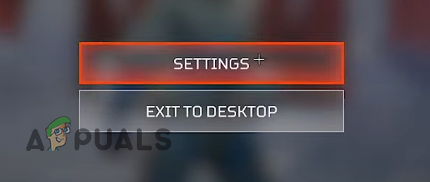 Opening Apex Legends Settings