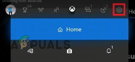 Opening Settings Menu of your Xbox One