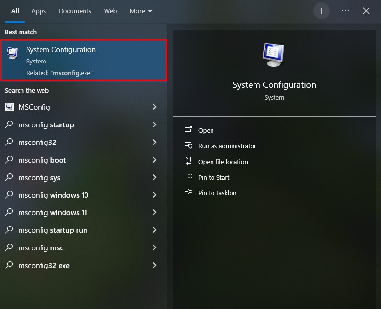 Windows System Configuration