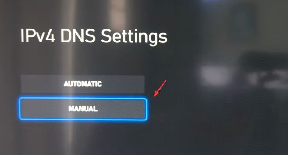 Xbox DNS configuration options