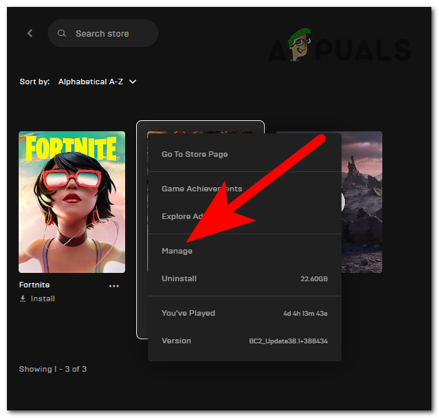 Game management options