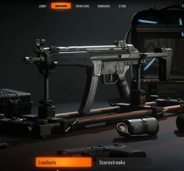 Weapons Tab in Black Ops 6 Zombies Menu