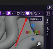 Blender shaded viewport