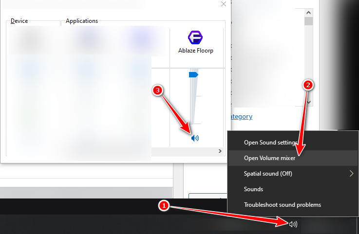 Unmuting Firefox from Windows Volume Mixer