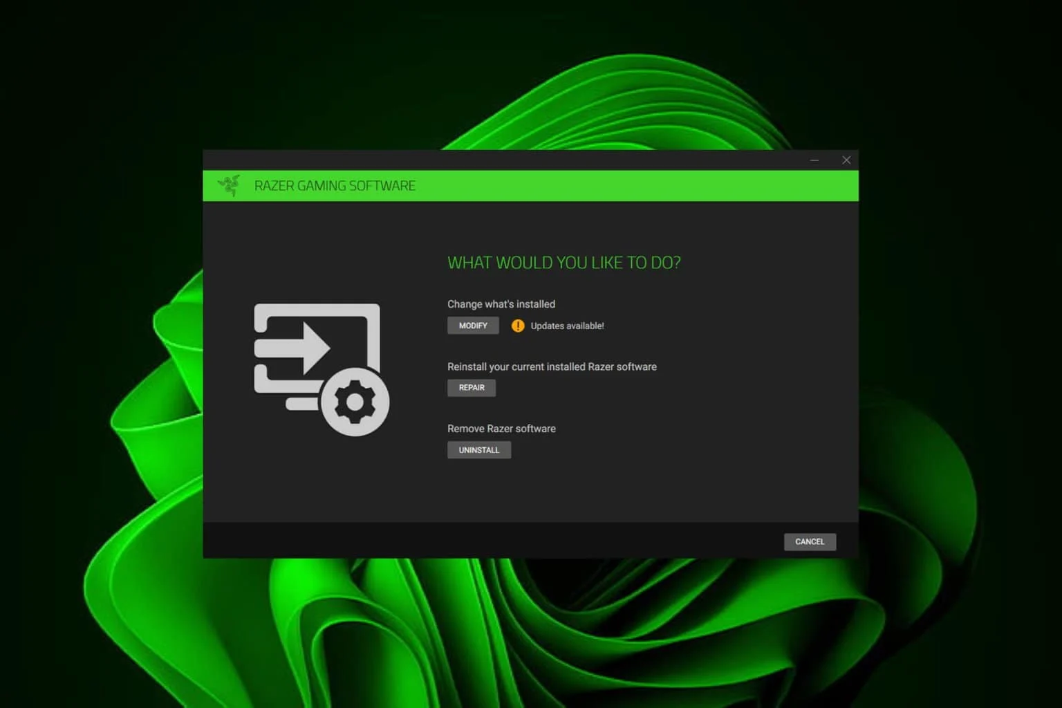 Razer Cortex installer not working