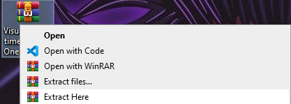Extract runtime files