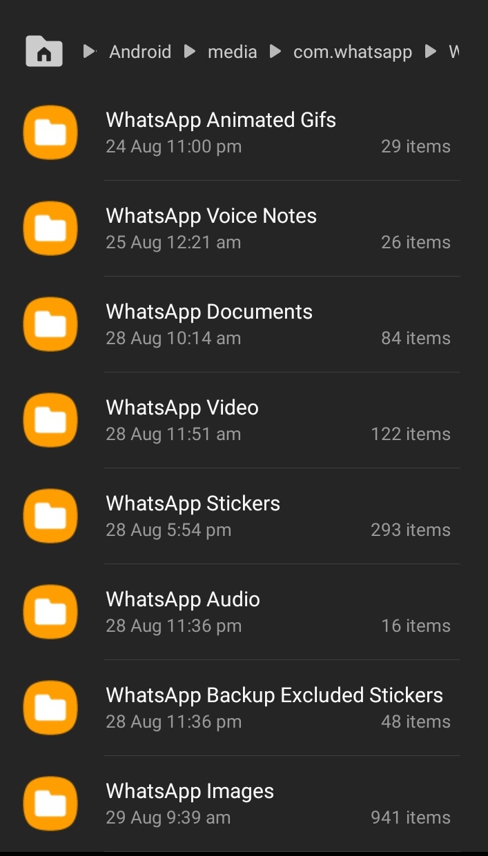 Media Folder Screenshot