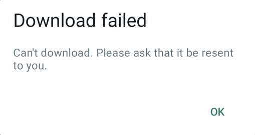 Error Message Screenshot
