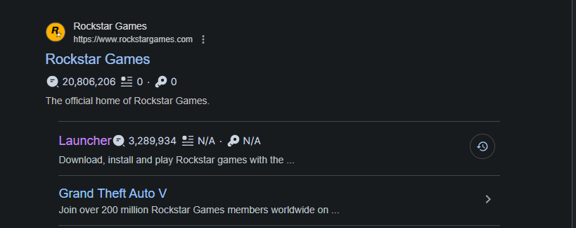 Rockstar Games official website homepage